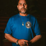 CHOPPER BADGE - NAVY BLUE T-SHIRT - LEGACY SERIES