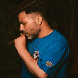 CHOPPER BADGE - NAVY BLUE T-SHIRT - LEGACY SERIES